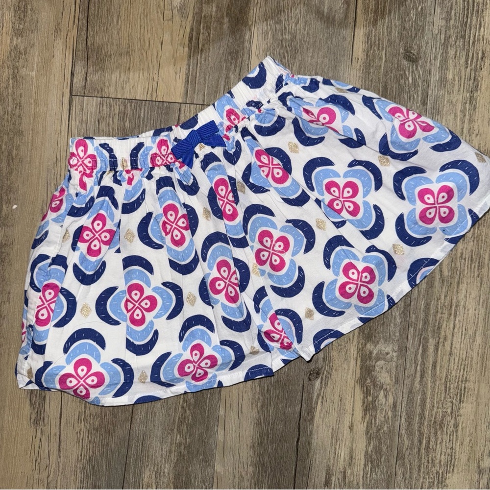 โ๏ธ6/$20โ๏ธ Gymboree Floral Blue and Pink Skirt - Picture 7 of 8